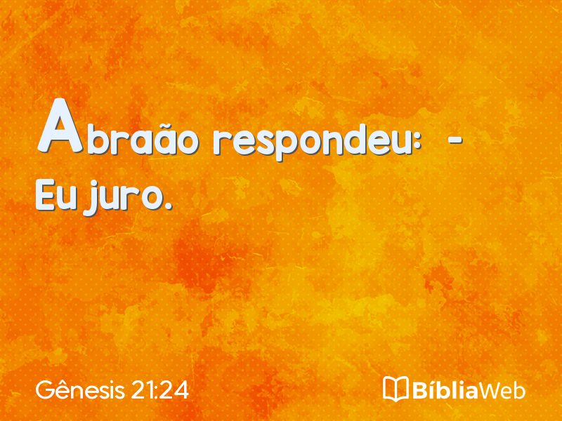 Gênesis 21:24 em imagem para compartilhar
