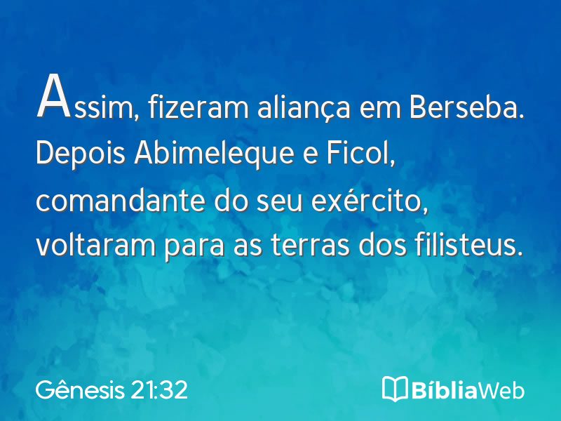Gênesis 21:32 em imagem para compartilhar