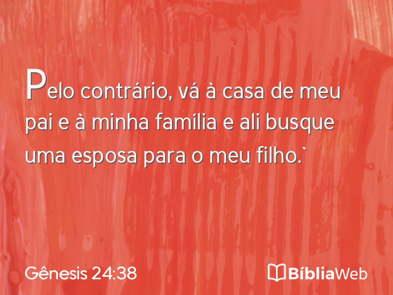 Gênesis 24:38 em imagem para compartilhar