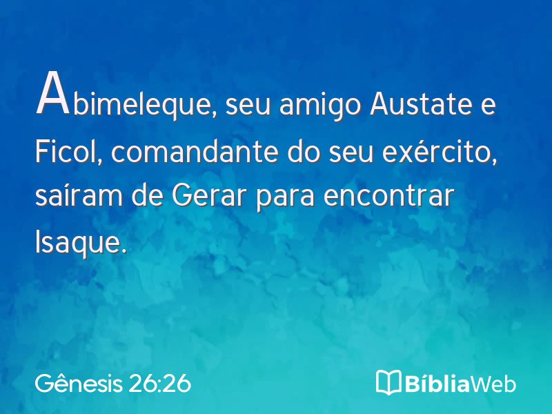 Gênesis 26:26 em imagem para compartilhar