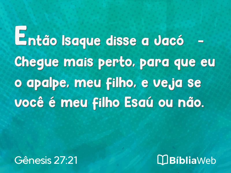 Gênesis 27:21 em imagem para compartilhar