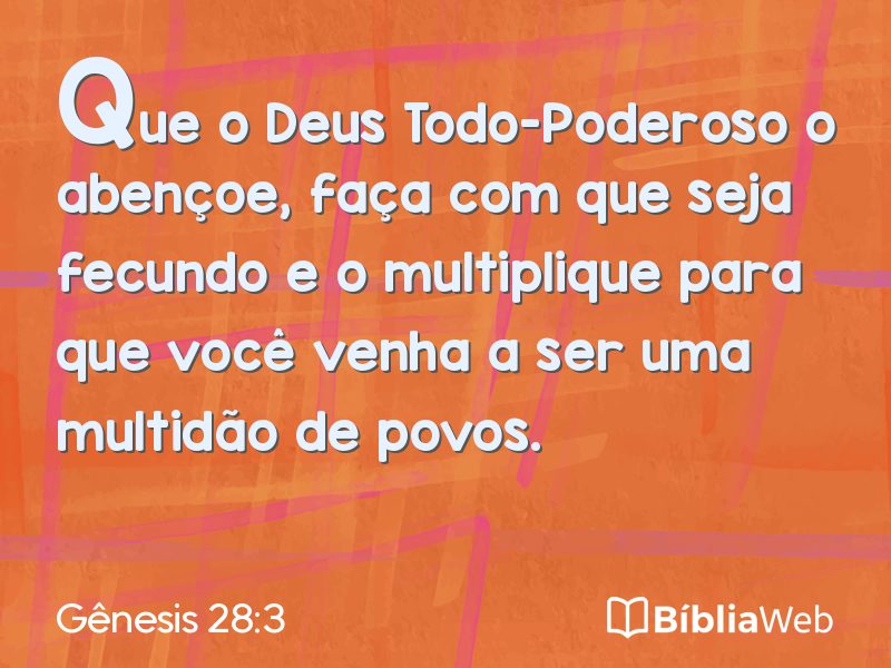 Gênesis 28:3 em imagem para compartilhar