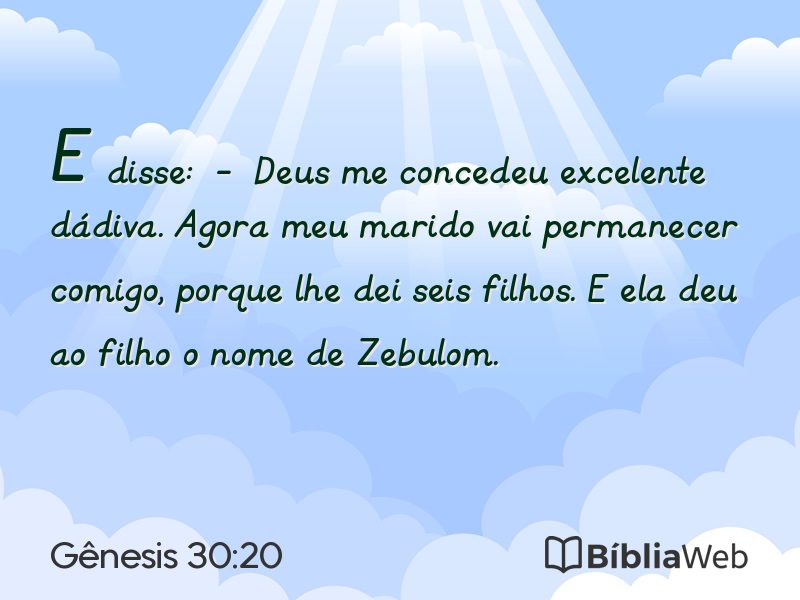 Gênesis 30:20 em imagem para compartilhar