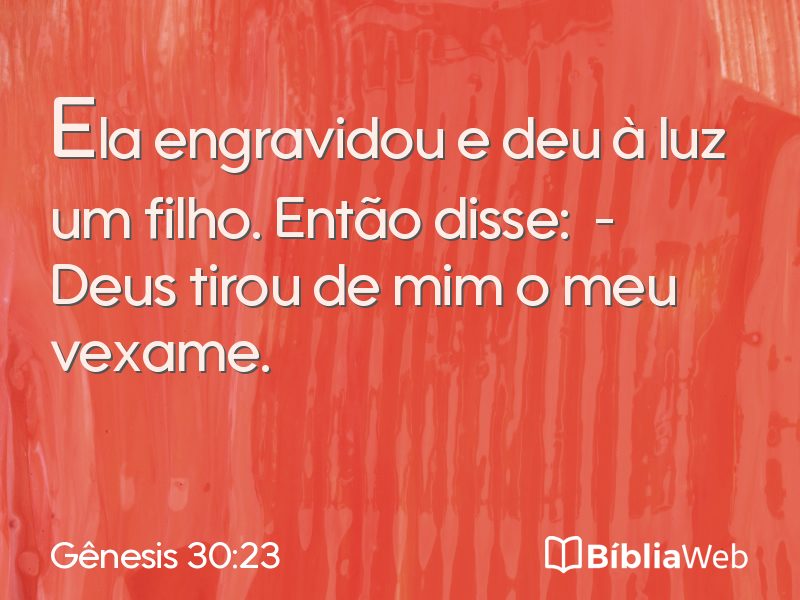 Gênesis 30:23 em imagem para compartilhar
