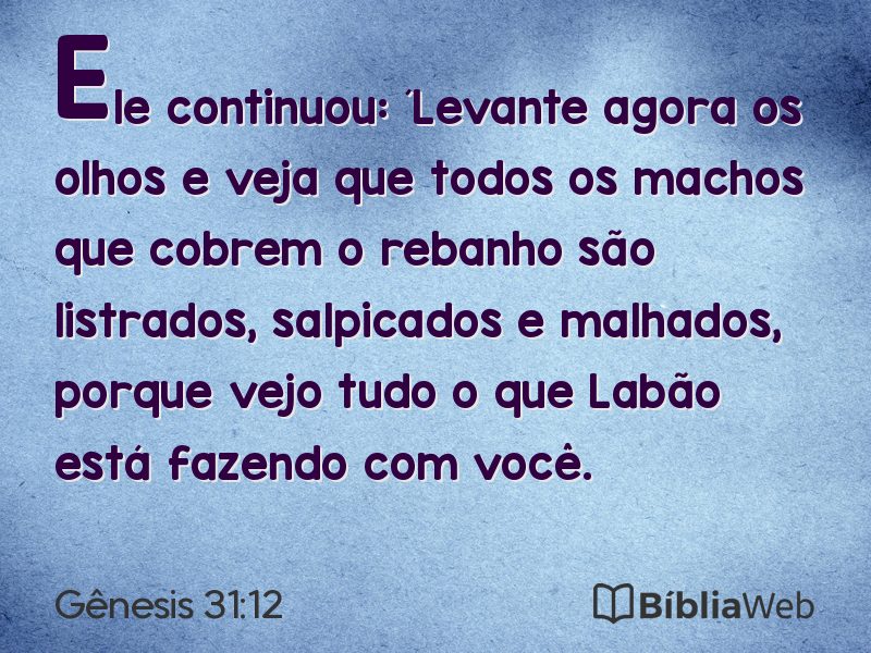 Gênesis 31:12 em imagem para compartilhar
