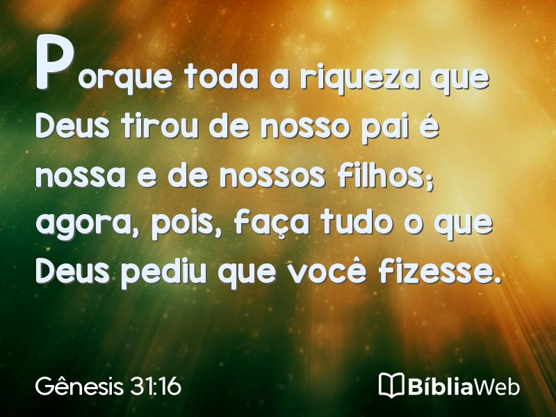 Gênesis 31:16 em imagem para compartilhar