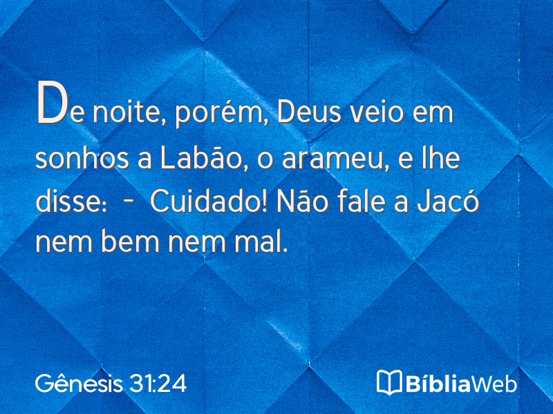 Gênesis 31:24 em imagem para compartilhar