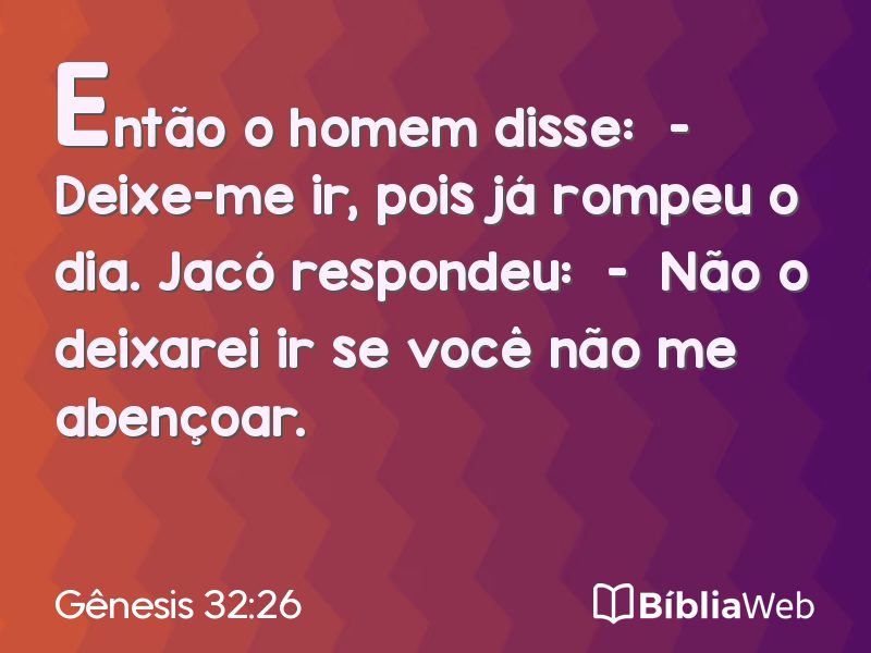 Gênesis 32:26 em imagem para compartilhar