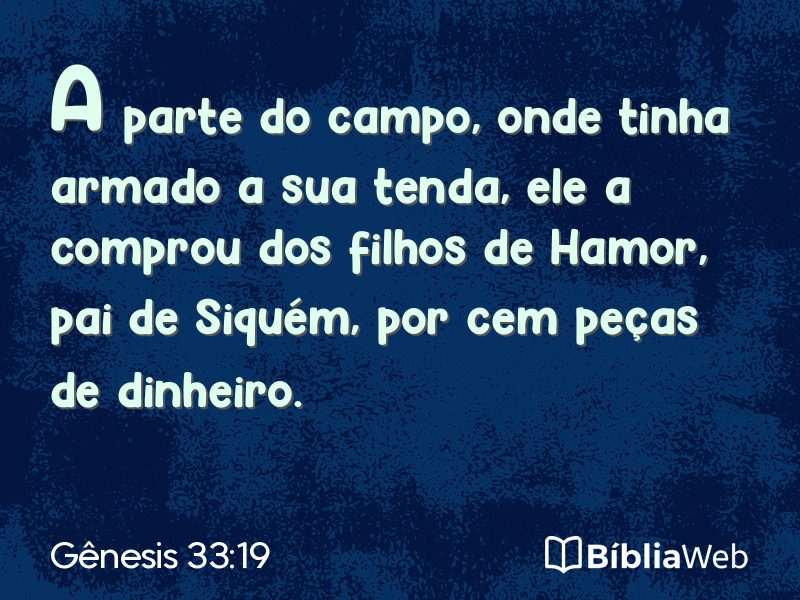 Gênesis 33:19 em imagem para compartilhar