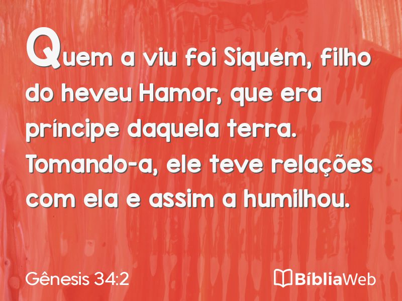 Gênesis 34:2 em imagem para compartilhar