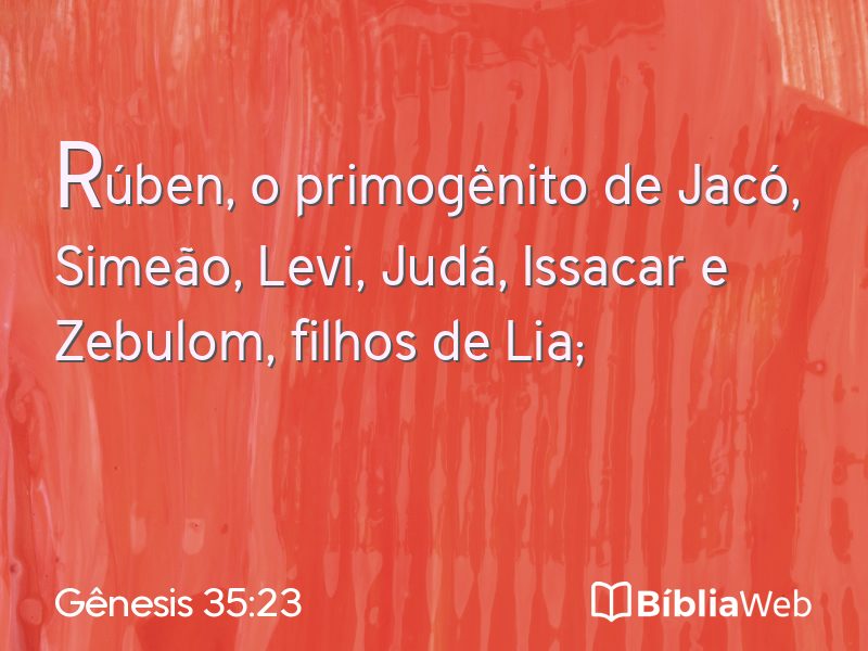 Gênesis 35:23 em imagem para compartilhar