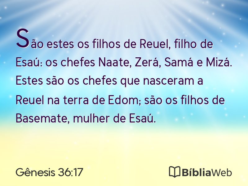 Gênesis 36:17 em imagem para compartilhar