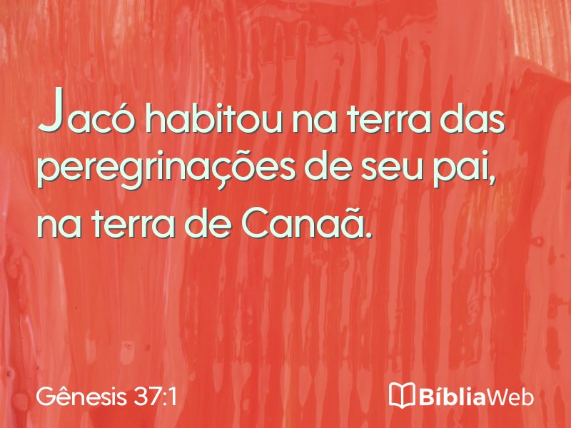 Gênesis 37:1 em imagem para compartilhar