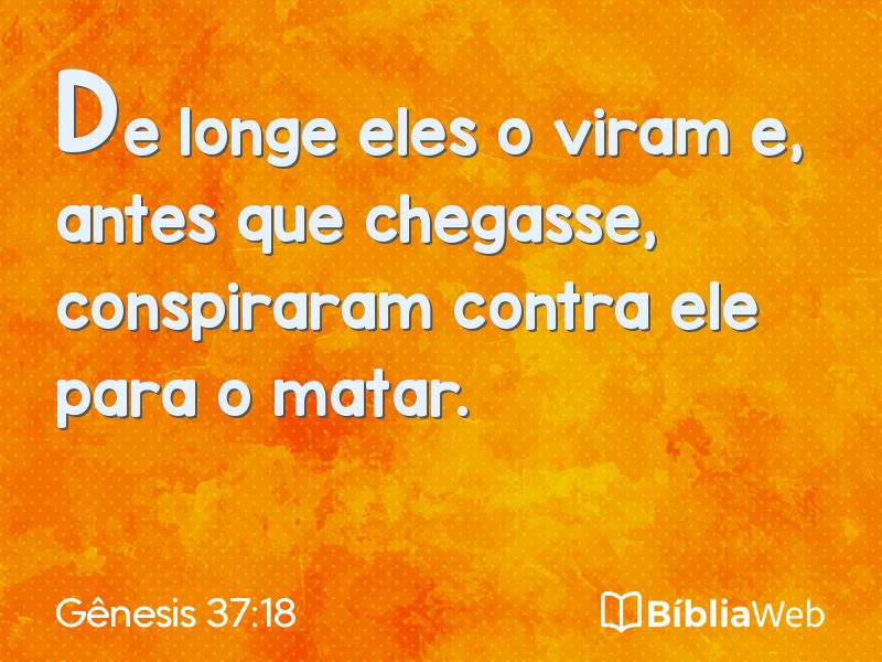 Gênesis 37:18 em imagem para compartilhar