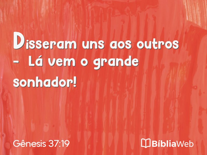 Gênesis 37:19 em imagem para compartilhar