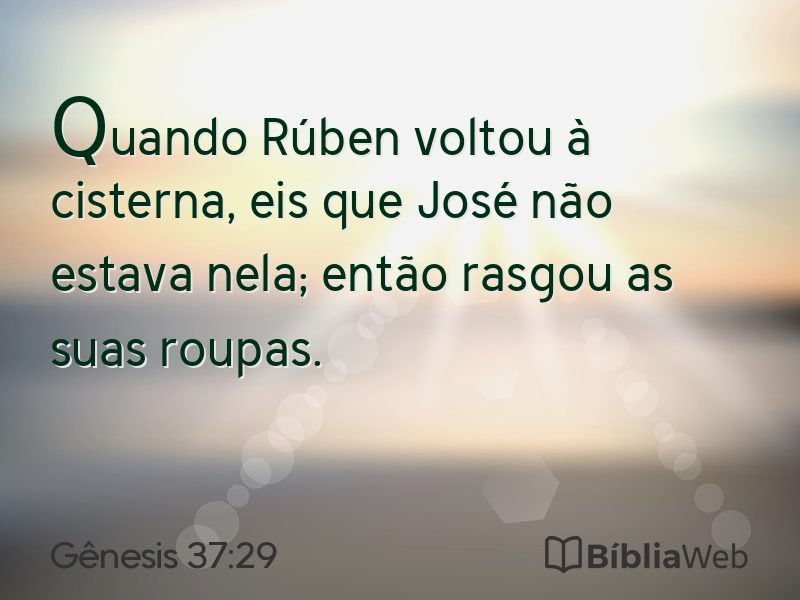 Gênesis 37:29 em imagem para compartilhar
