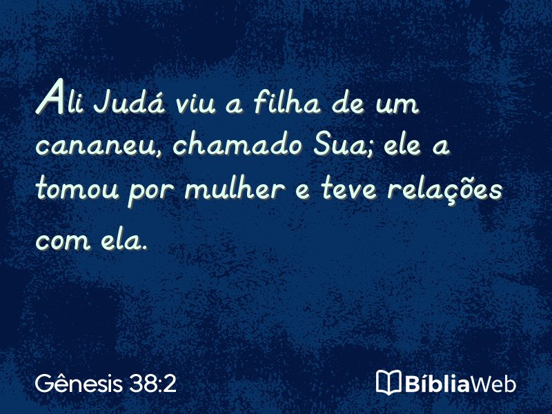 Gênesis 38:2 em imagem para compartilhar