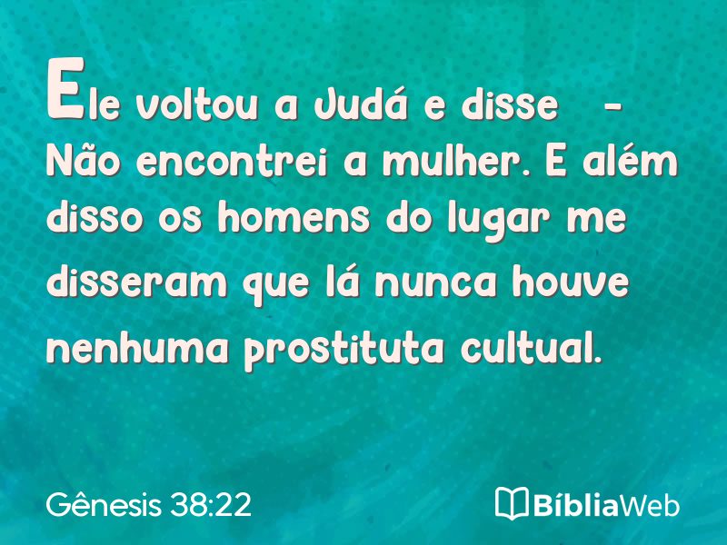 Gênesis 38:22 em imagem para compartilhar