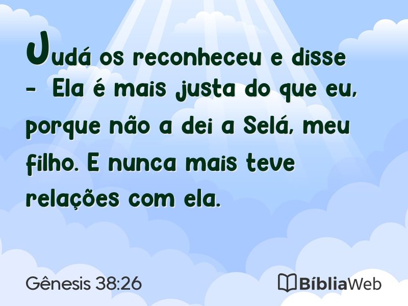 Gênesis 38:26 em imagem para compartilhar