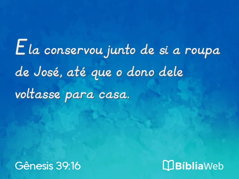 Gênesis 39:16 em imagem para compartilhar