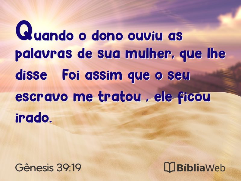 Gênesis 39:19 em imagem para compartilhar