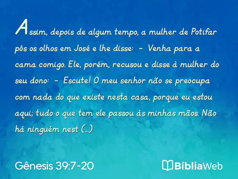 Gênesis 39:7-20 em imagem para compartilhar