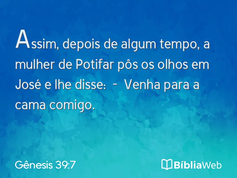 Gênesis 39:7 em imagem para compartilhar