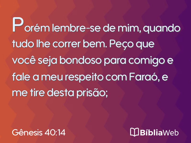 Gênesis 40:14 em imagem para compartilhar