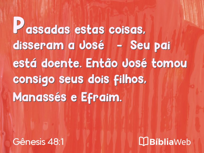 Gênesis 48:1 em imagem para compartilhar