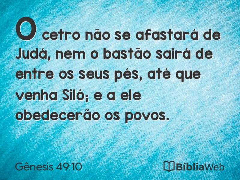 Gênesis 49:10 em imagem para compartilhar