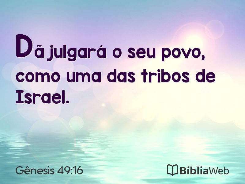Gênesis 49:16 em imagem para compartilhar