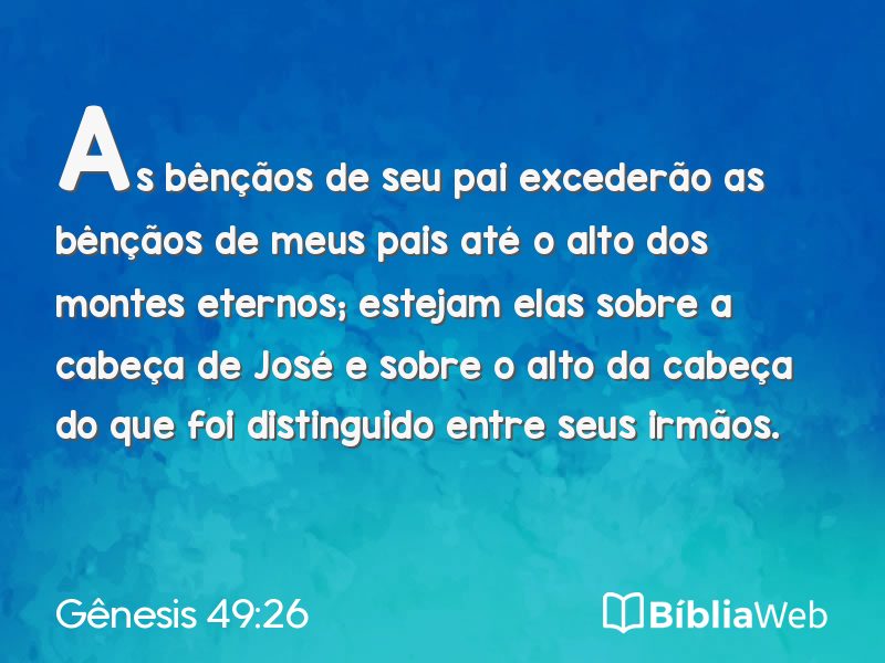Gênesis 49:26 em imagem para compartilhar