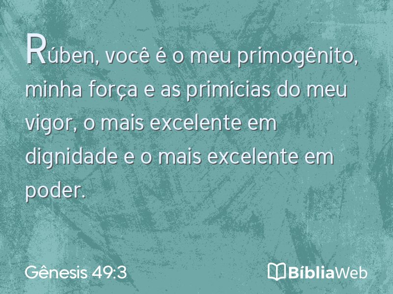 Gênesis 49:3 em imagem para compartilhar