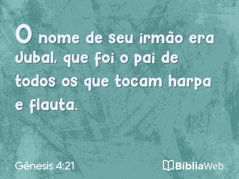 Gênesis 4:21 em imagem para compartilhar