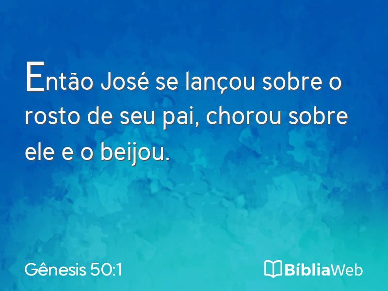 Gênesis 50:1 em imagem para compartilhar