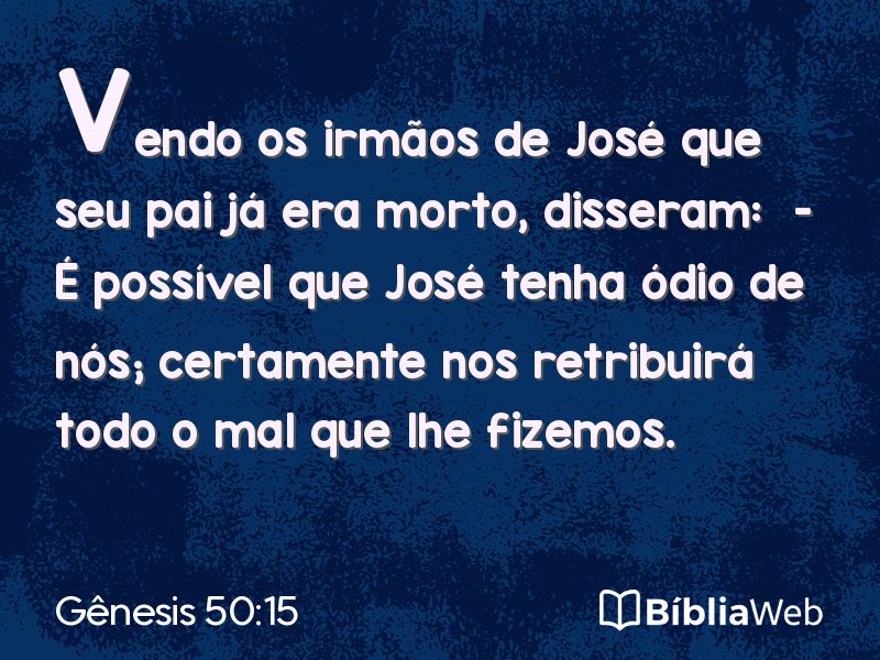 Gênesis 50:15 em imagem para compartilhar