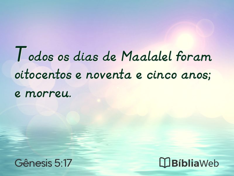 Gênesis 5:17 em imagem para compartilhar