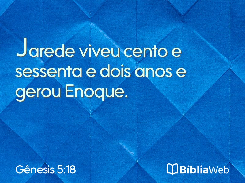 Gênesis 5:18 em imagem para compartilhar