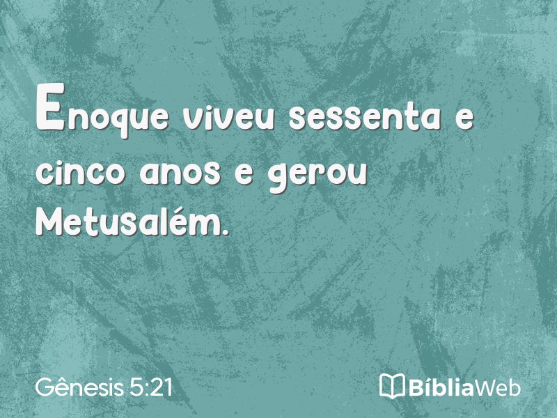 Gênesis 5:21 em imagem para compartilhar
