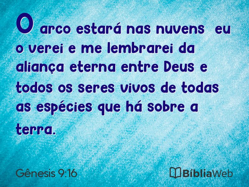 Gênesis 9:16 em imagem para compartilhar