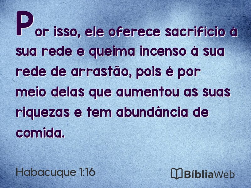 Habacuque 1:16 em imagem para compartilhar