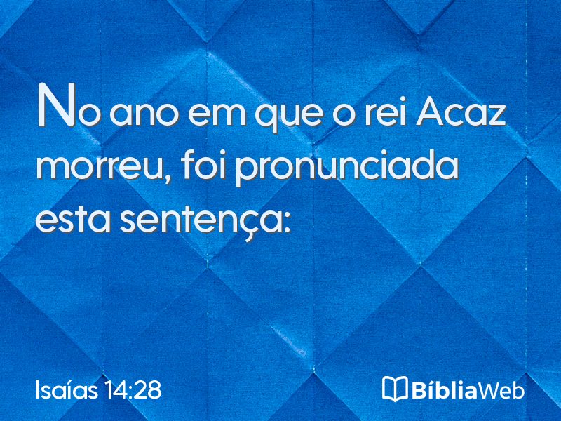 Isaías 14:28 em imagem para compartilhar