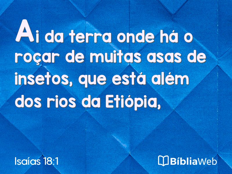 Isaías 18:1 em imagem para compartilhar