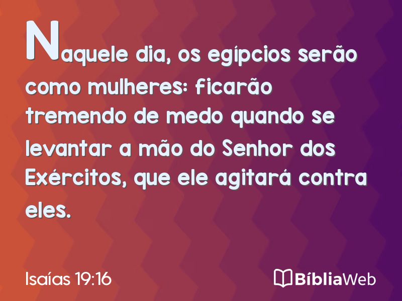 Isaías 19:16 em imagem para compartilhar