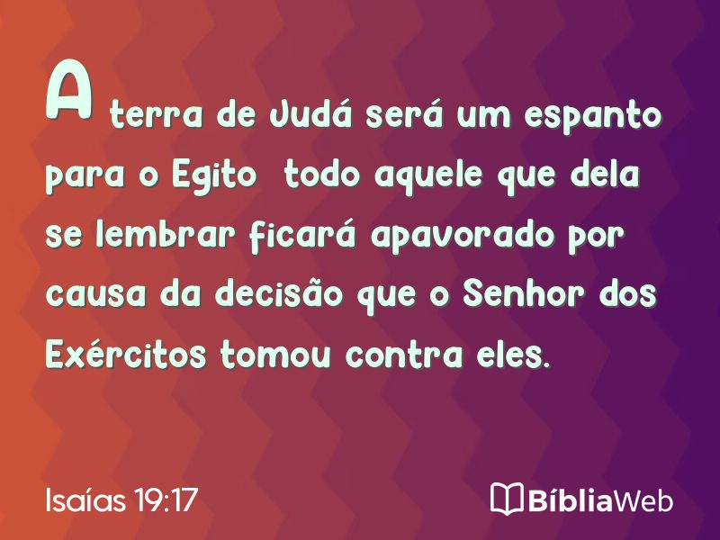 Isaías 19:17 em imagem para compartilhar