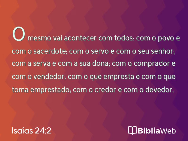 Isaías 24:2 em imagem para compartilhar