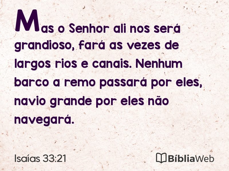 Isaías 33:21 em imagem para compartilhar
