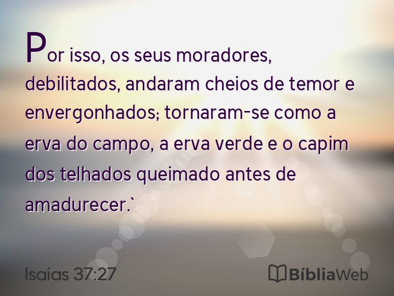 Isaías 37:27 em imagem para compartilhar