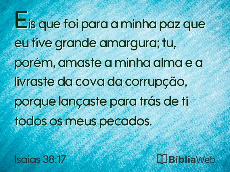 Isaías 38:17 em imagem para compartilhar