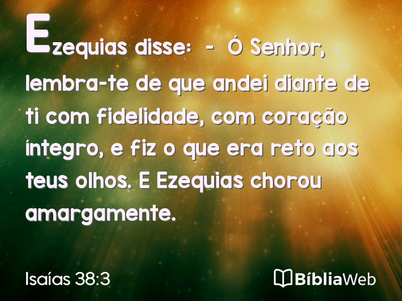 Isaías 38:3 em imagem para compartilhar